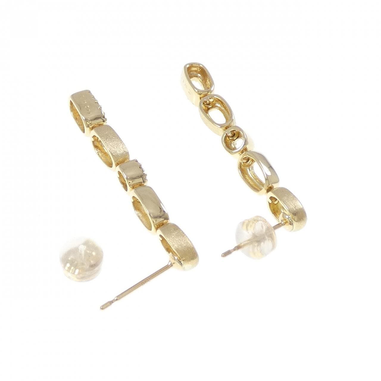 K18YG ダイヤモンド ピアス 0.22CT