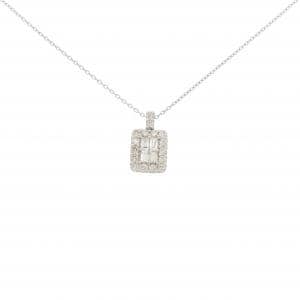 PT950/PT850 ダイヤモンド ネックレス 0.50CT