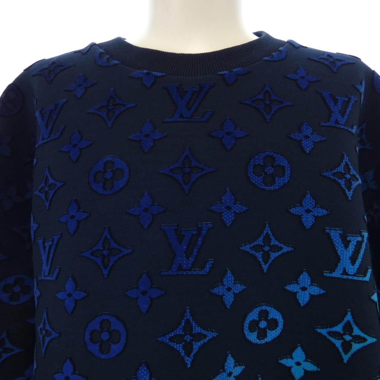 LOUIS VUITTON Vuitton Gradient Monogram Fil Coupe Sweatshirt HMY12WI06