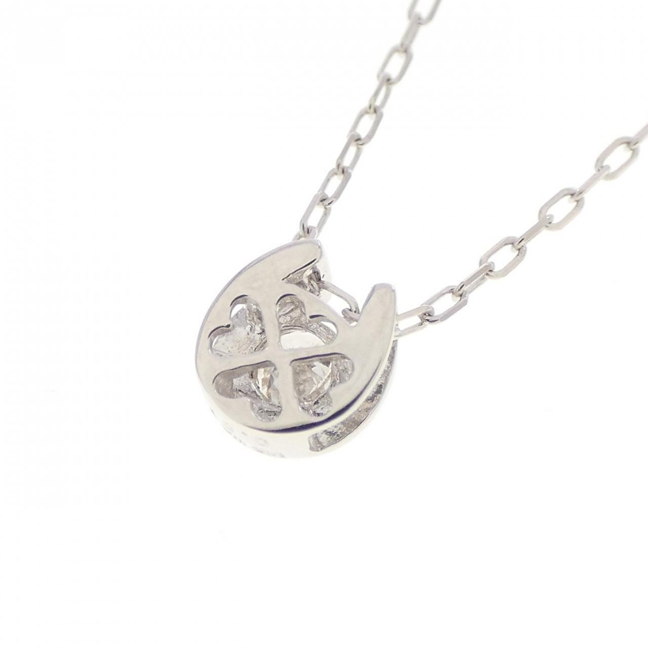K18WG ダイヤモンド ネックレス 0.07CT