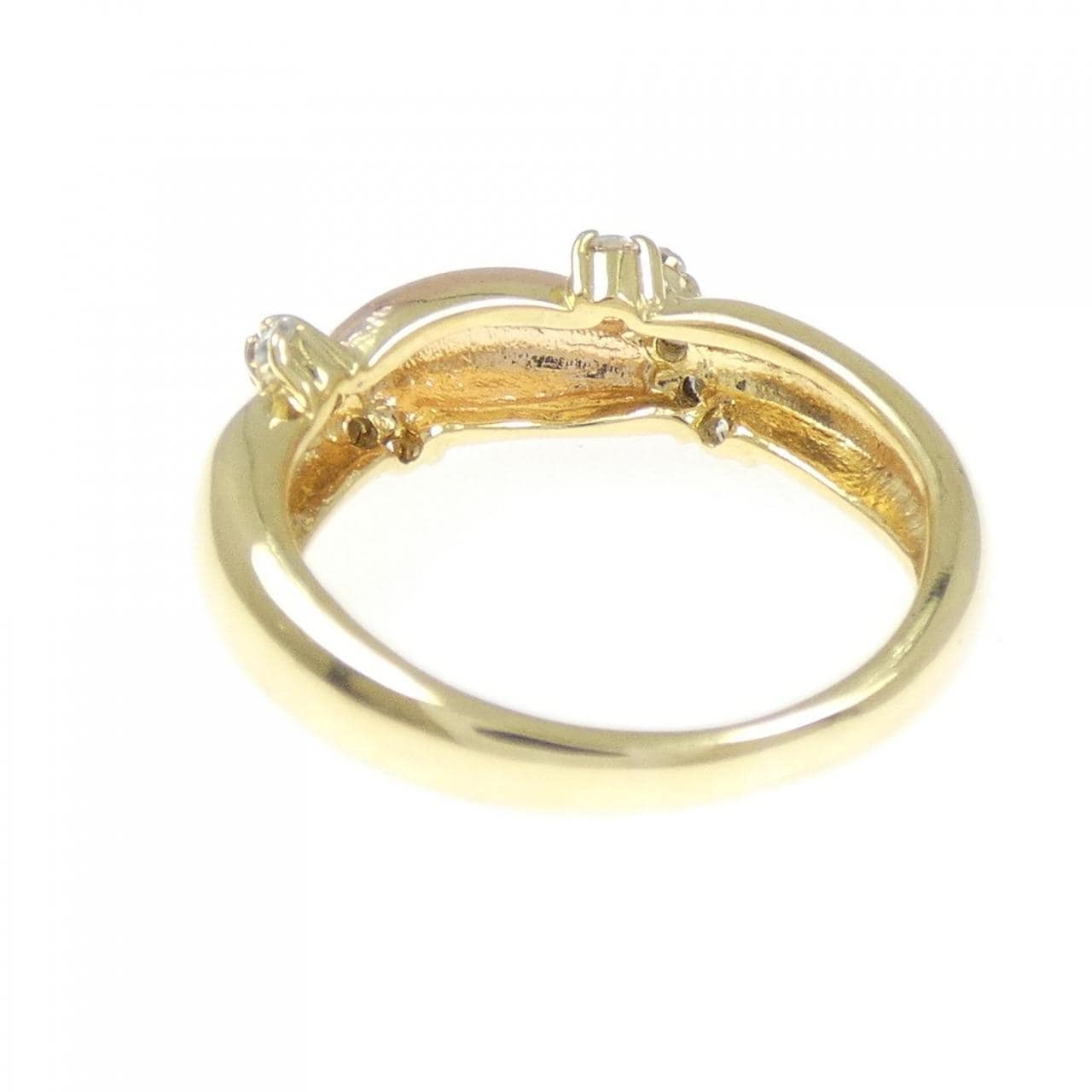 K18YG/K18PG ダイヤモンド リング 0.22CT