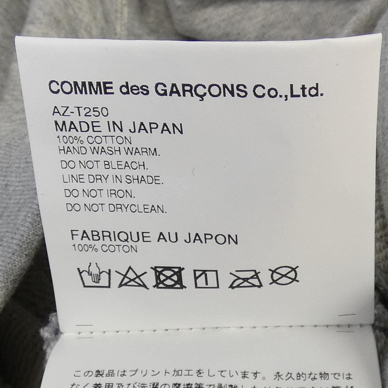 プレイコムデギャルソン PLAY COMME des GARCONS AZ-T250 パーカー