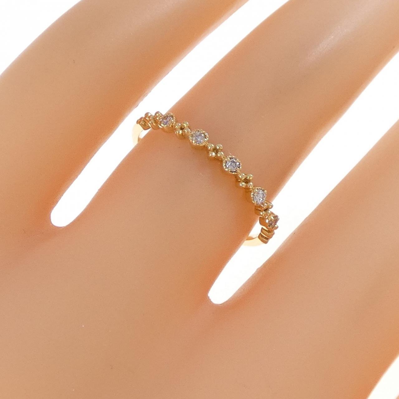 K18YG ダイヤモンド リング 0.05CT