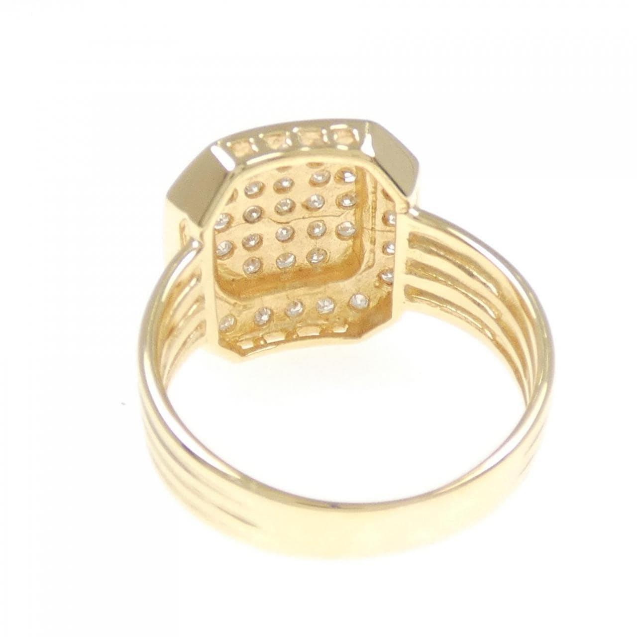 K18YG ダイヤモンド リング 0.28CT