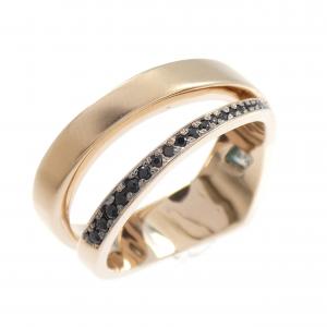 K18PG サファイヤ リング 0.13CT