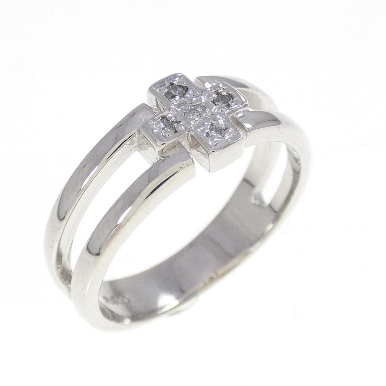 PT900 クロス ダイヤモンド リング