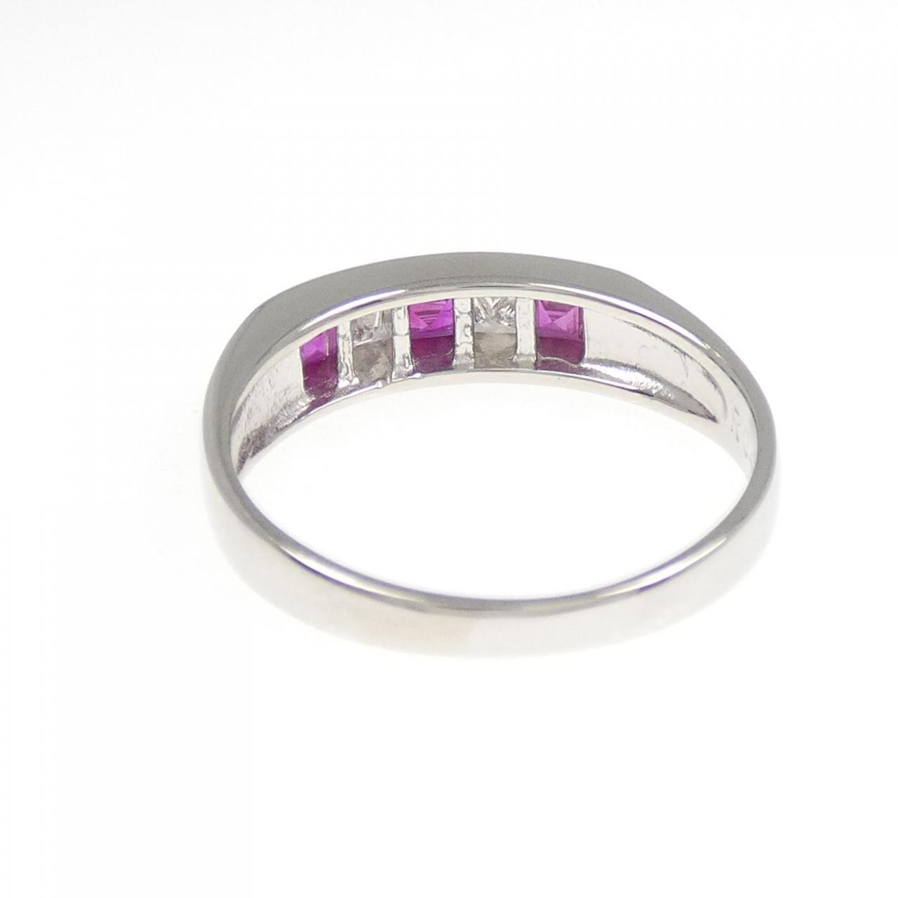 PT900 ルビー リング 0.45CT