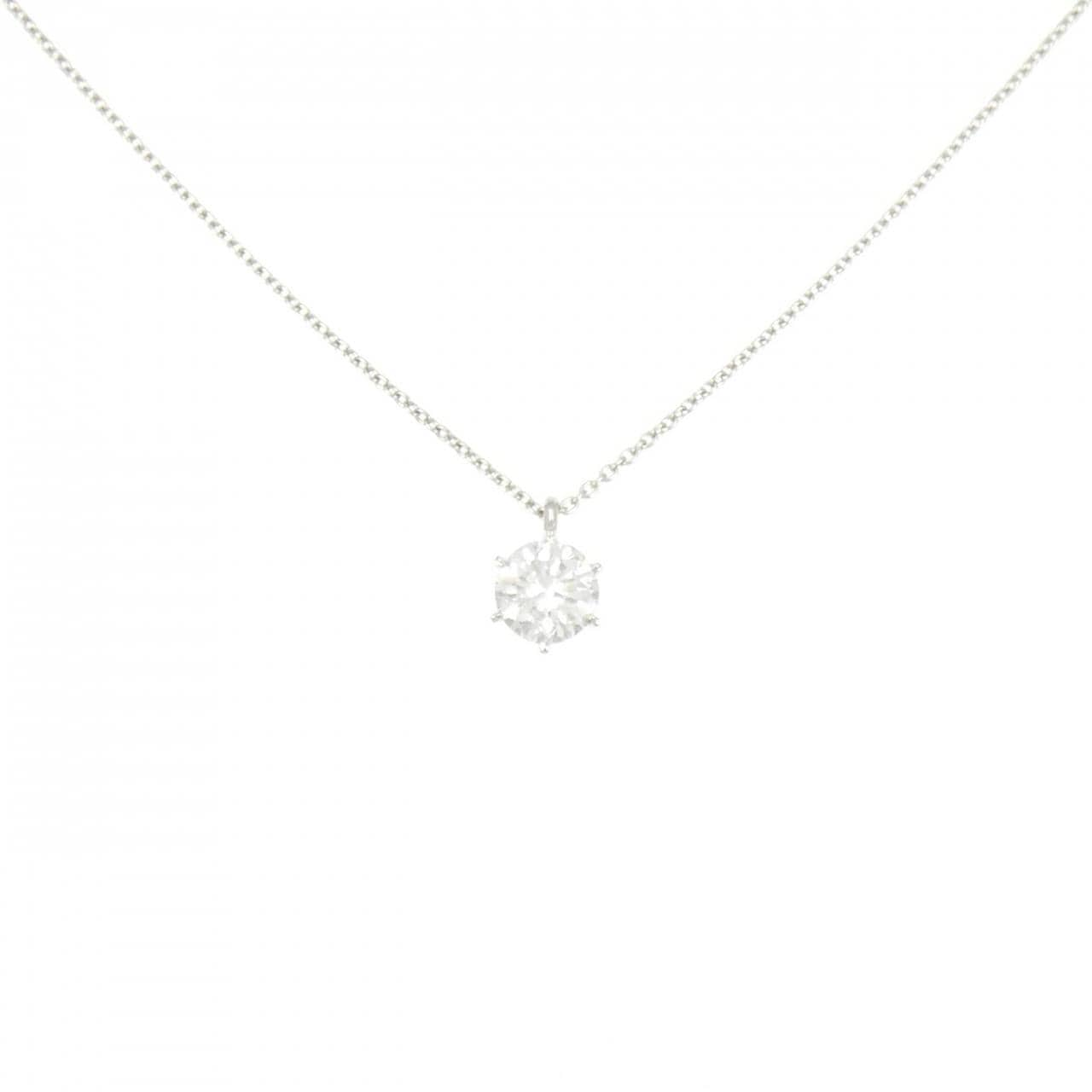 【リメイク】PT ダイヤモンド ネックレス 1.010CT E I1 Good