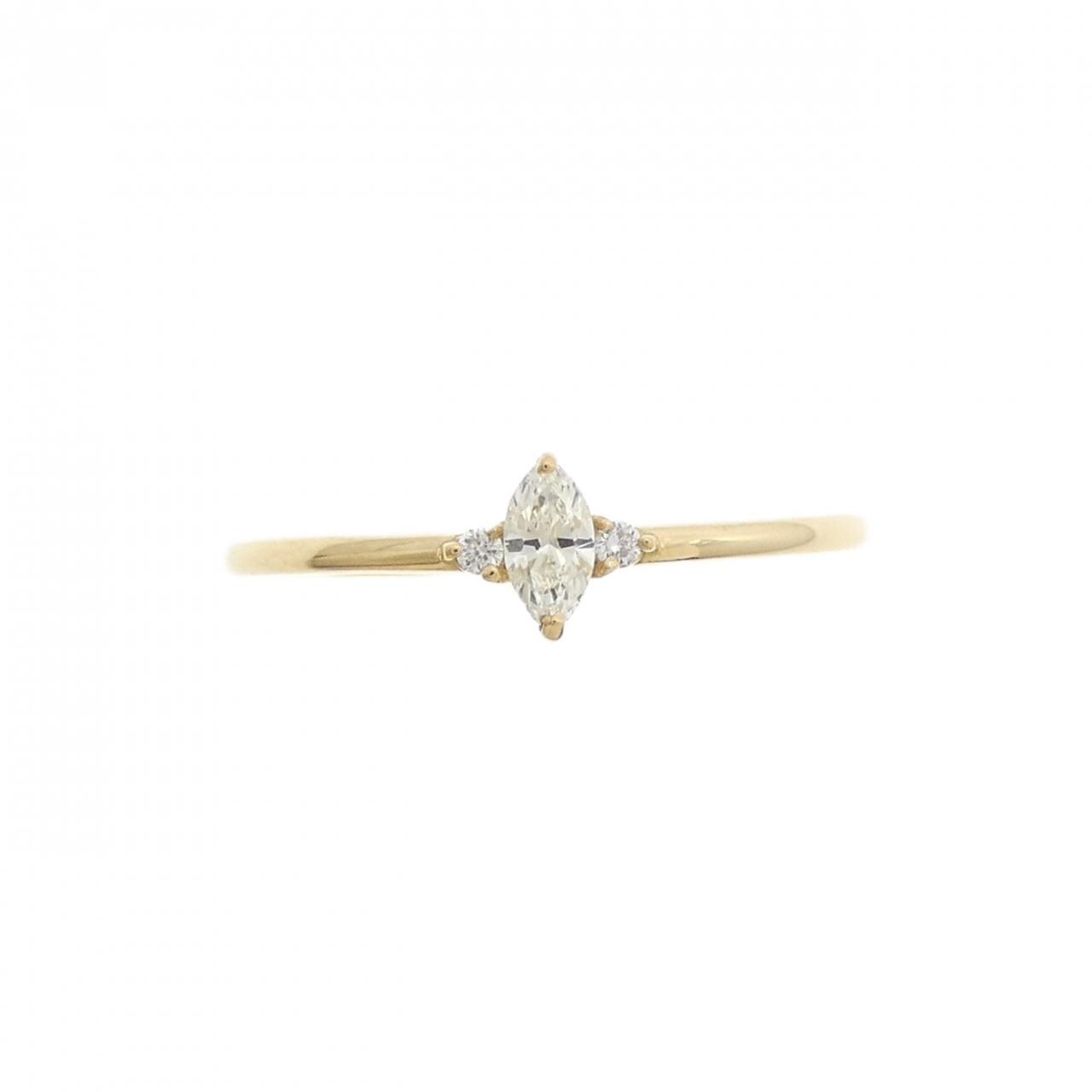 【新品】K18YG ダイヤモンド リング 0.10CT