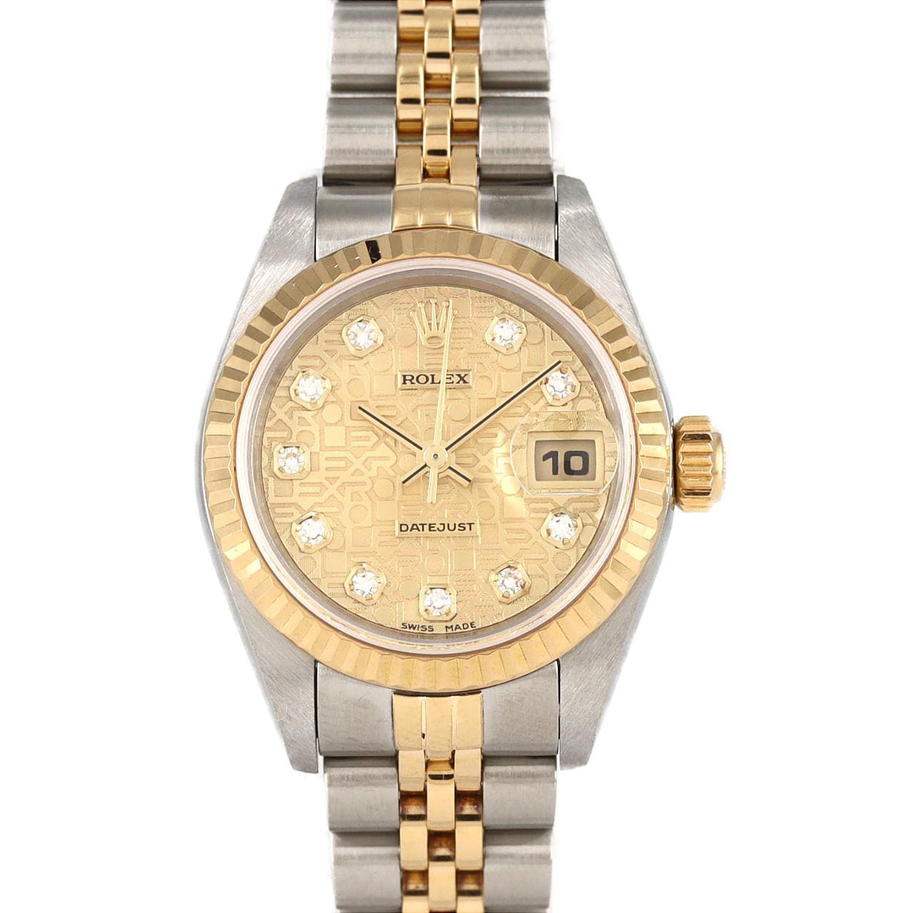 ロレックス デイトジャスト 79173G SSxYG 自動巻 K番