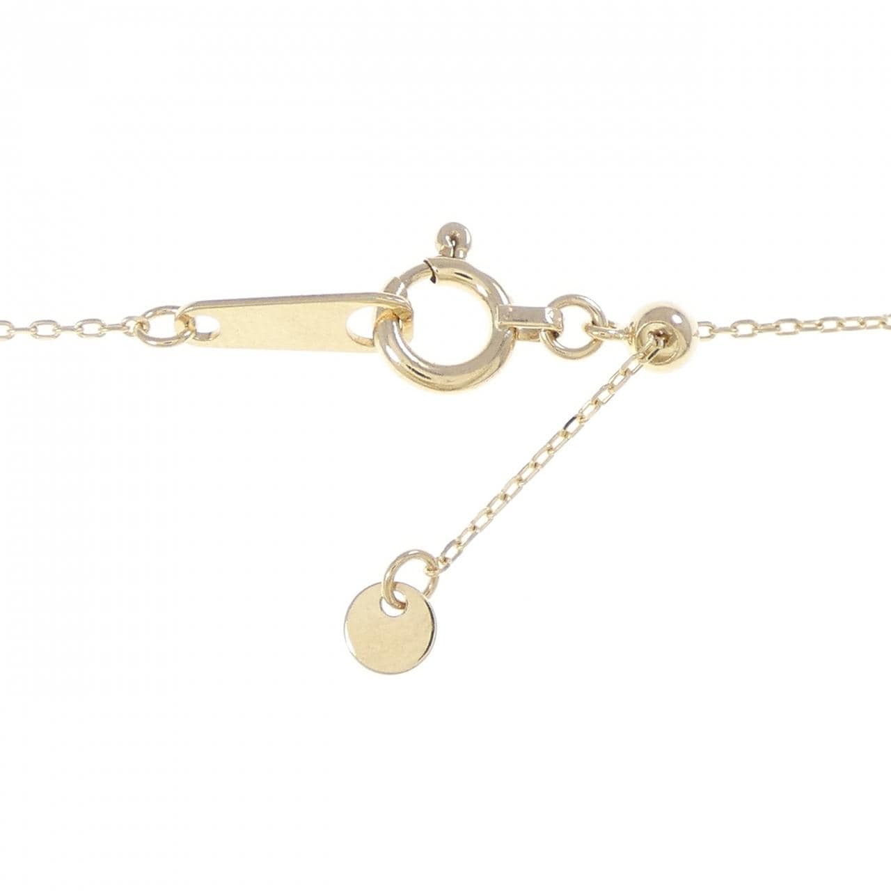 K10YG ダイヤモンド ネックレス 0.02CT