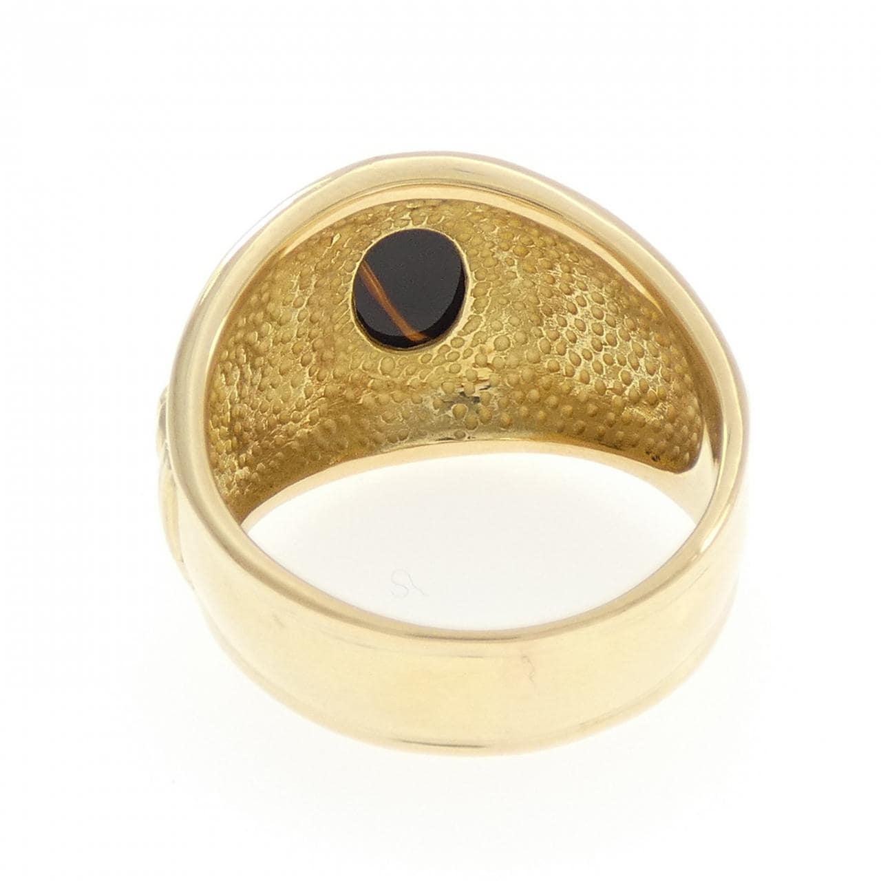 K18YG オニキス リング