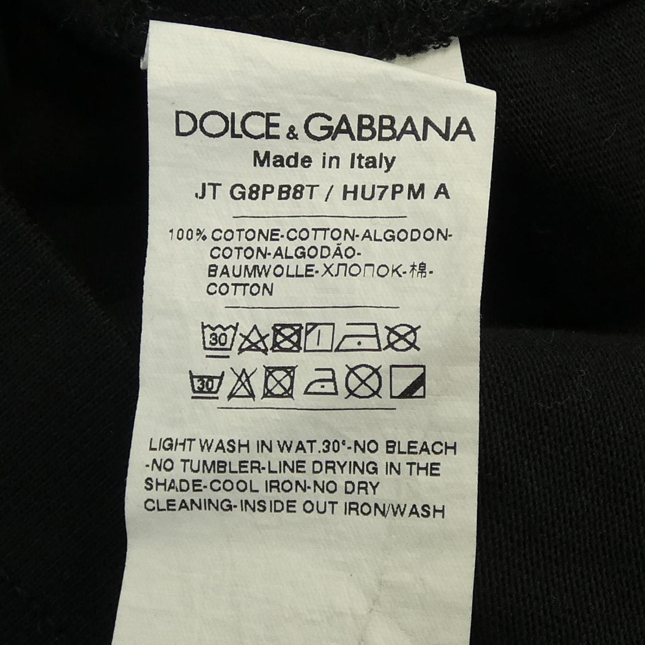ドルチェアンドガッバーナ DOLCE&GABBANA G8PB8T/HU7PM Tシャツ