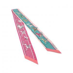 エルメス PANI LA SHAR PAWNEE ツイリー 063587S スカーフ