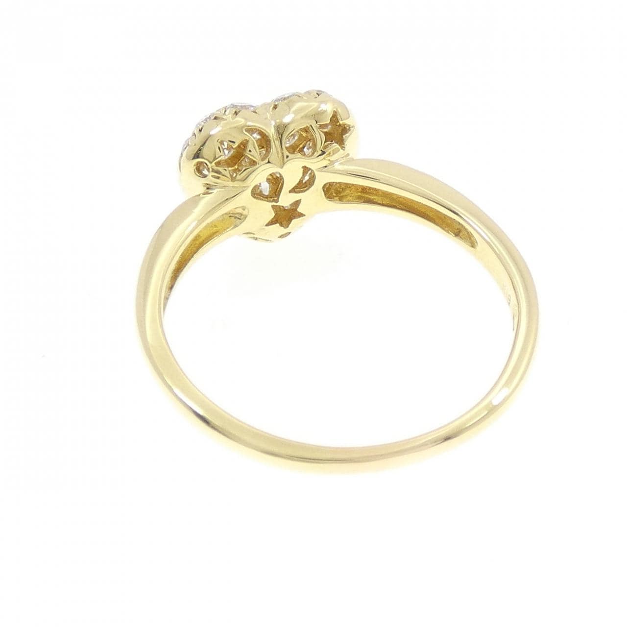 K18YG ハート ダイヤモンド リング 0.51CT