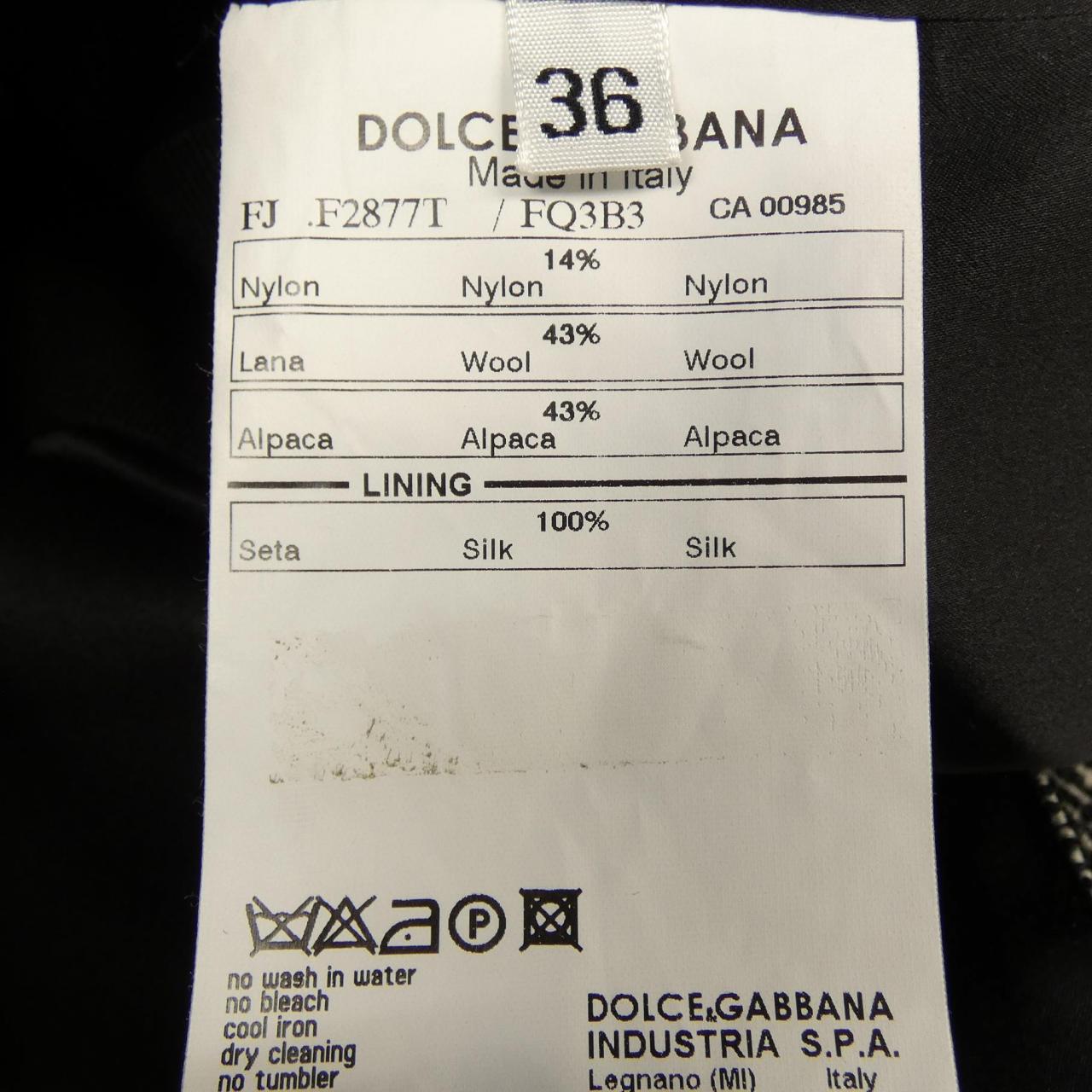 ドルチェアンドガッバーナ DOLCE&GABBANA F2877T/FQ3B3 ジャケット