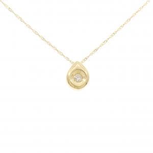 K18YG/750YG ダイヤモンド ネックレス 0.06CT