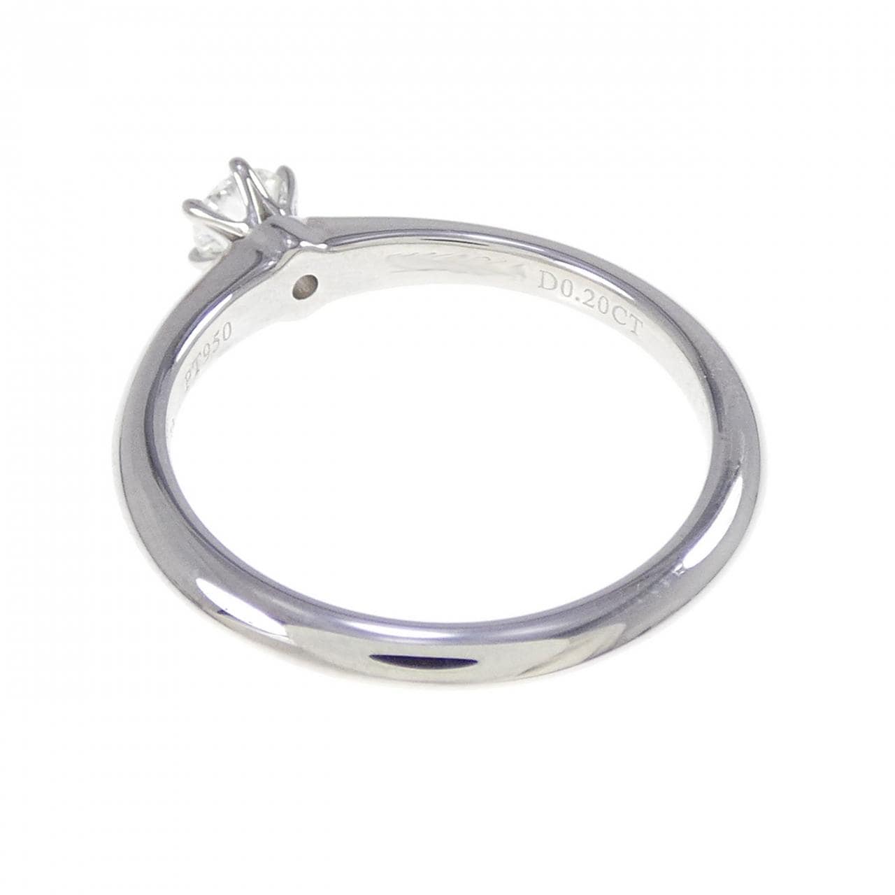 ティファニー クラシックソリティア リング 0.20CT