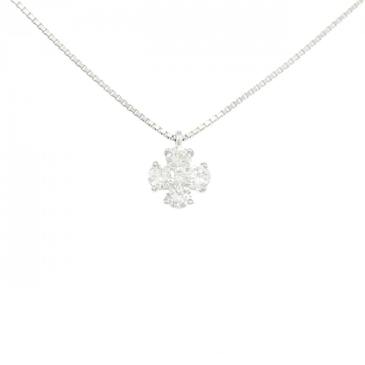 PT900/PT850 ダイヤモンド ネックレス 1.00CT