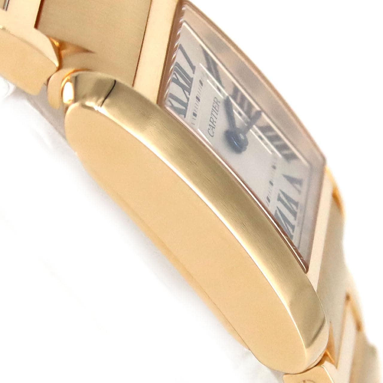 Cartier Tank Francaise SM YG WGTA0114 YG Quartz