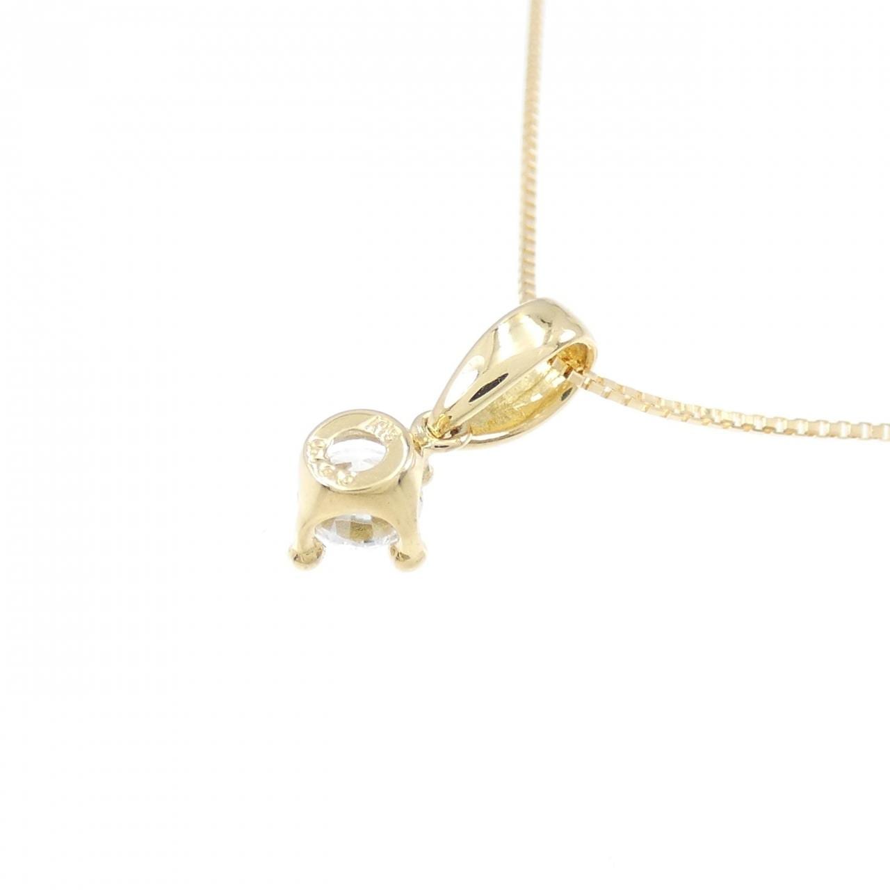 K18YG ダイヤモンド ネックレス 0.190CT