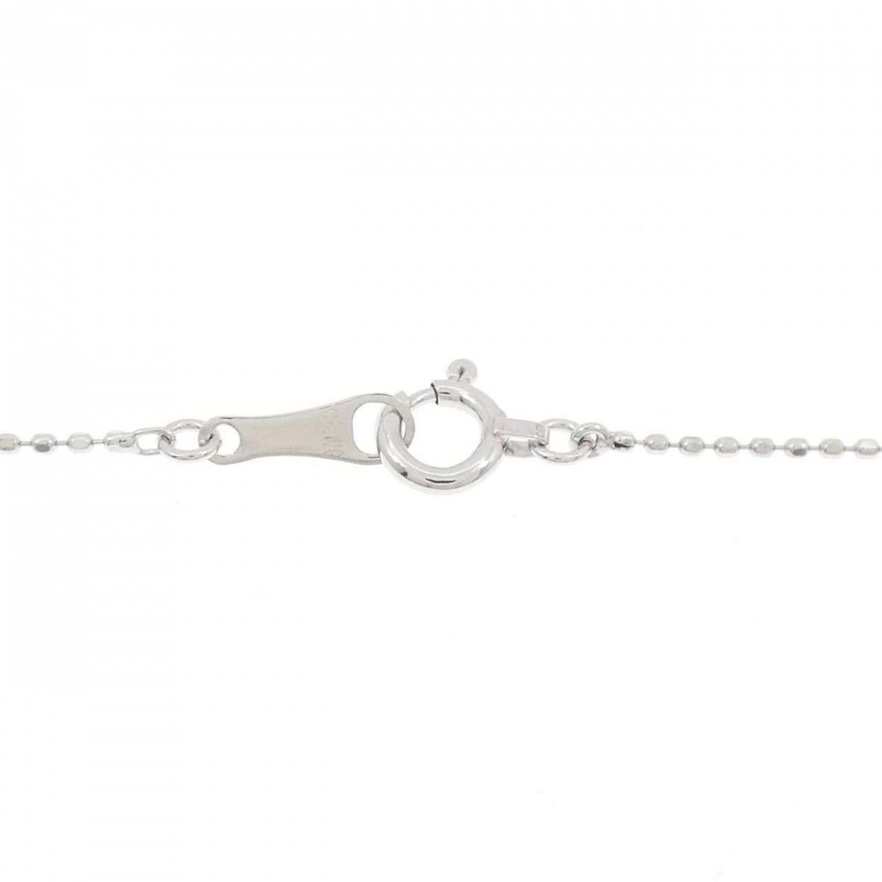 K18WG アクアマリン ネックレス 0.4CT