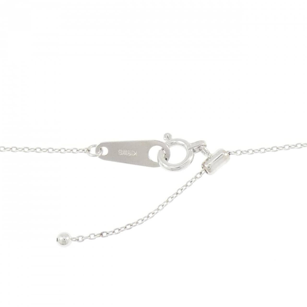 K18WG オパール ネックレス 1.33CT