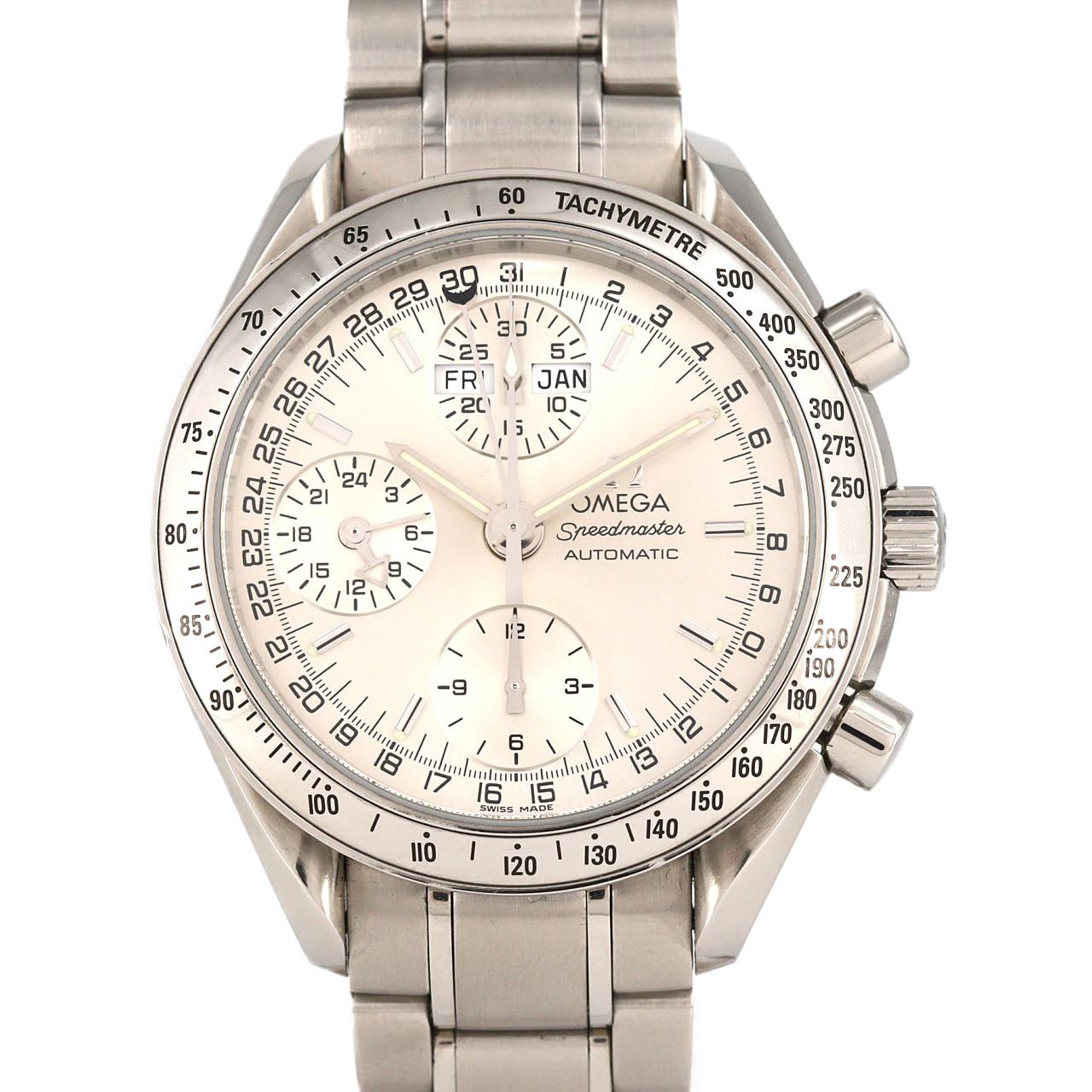 【免保养优惠价】欧米茄超霸系列星期日历腕表 3523.30 不锈钢自动上弦