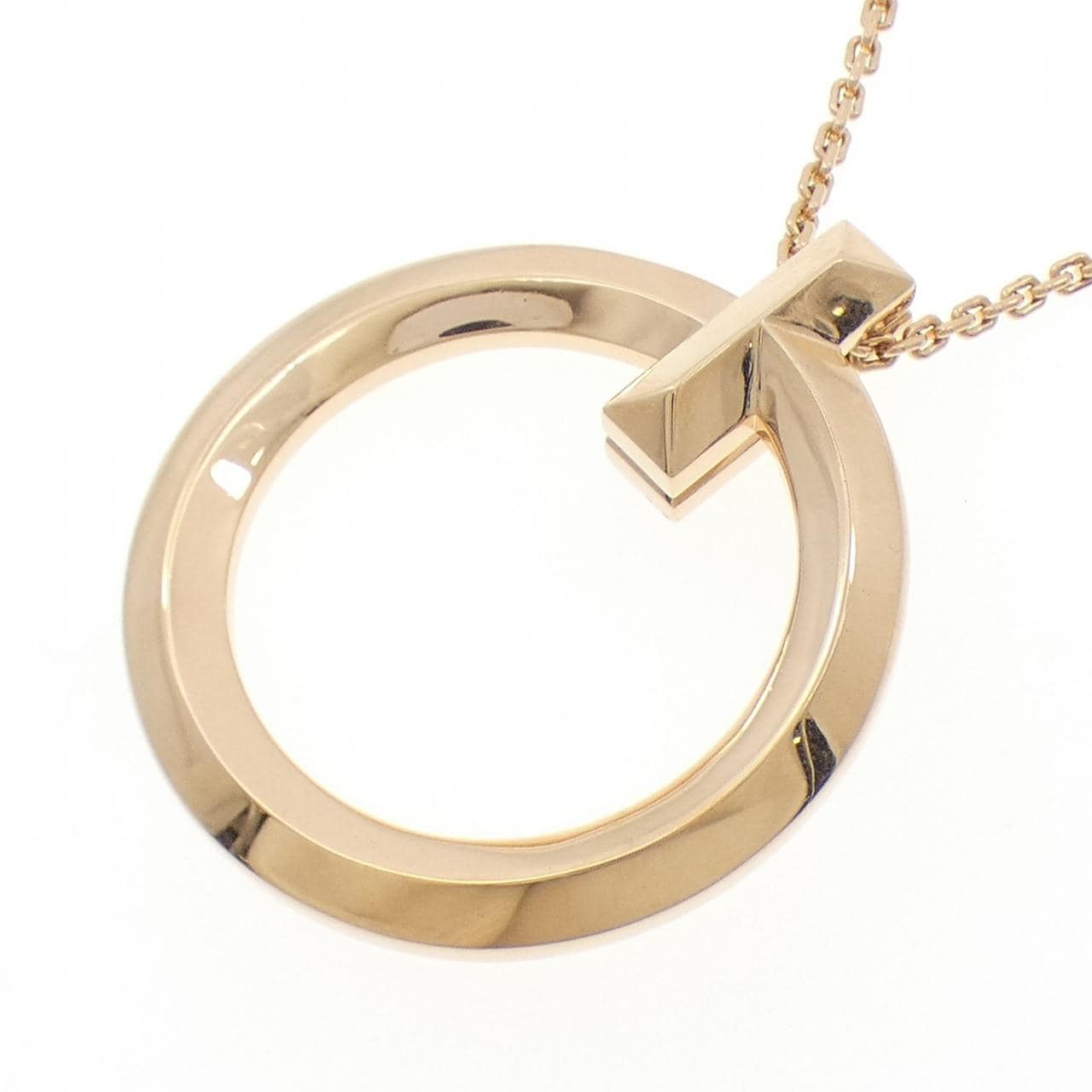 ティファニー Tワン サークル ラージ ネックレス