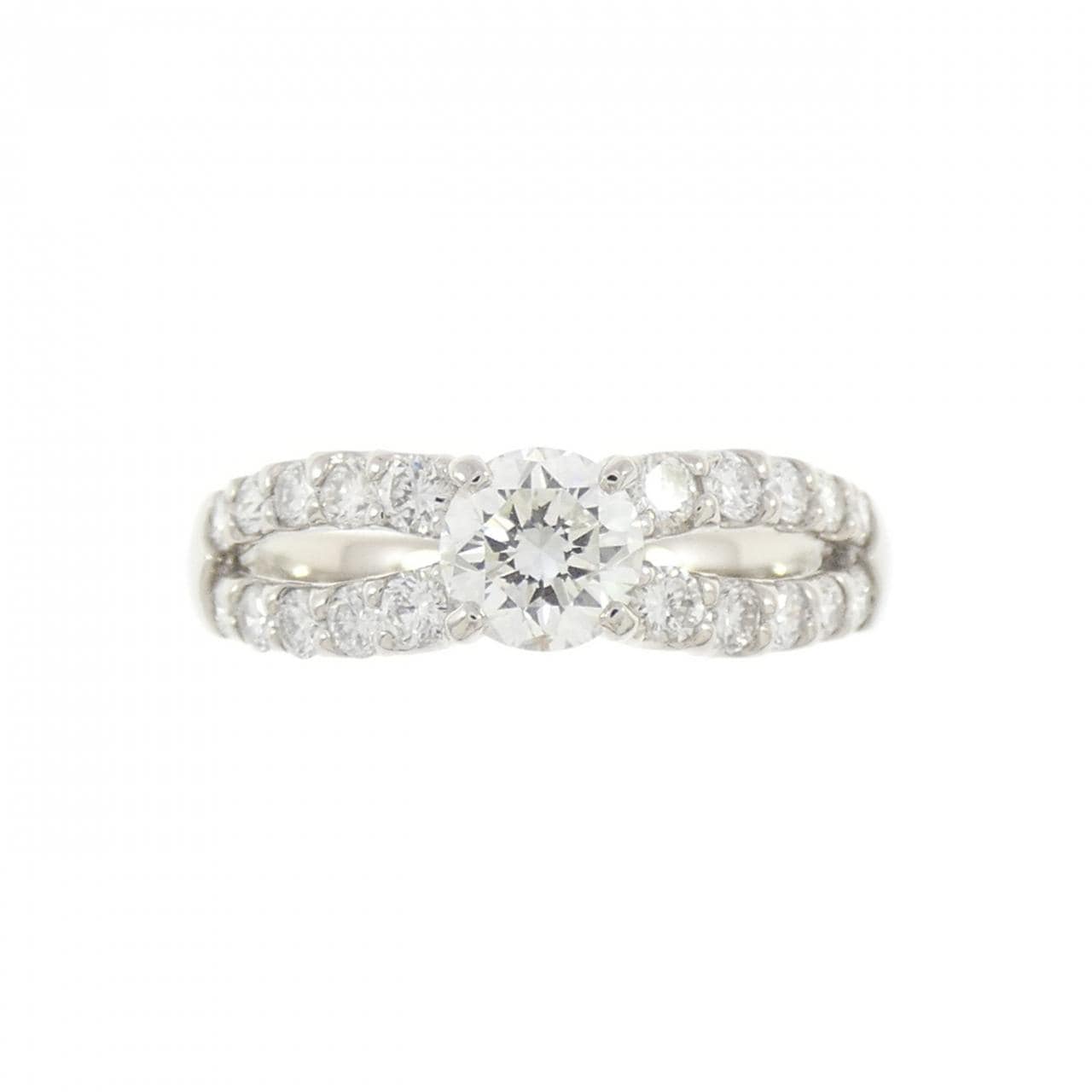 PT900 ダイヤモンド リング 0.496CT H VS2 Good