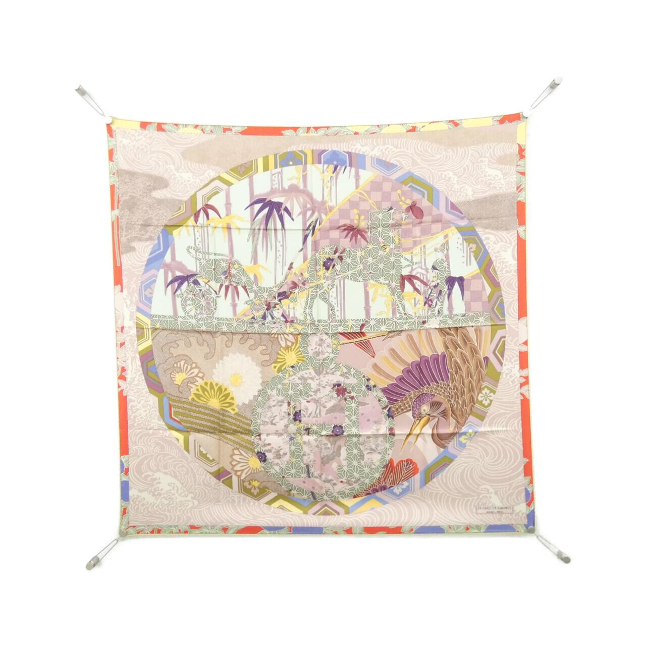 エルメス EX-LIBRIS EN KIMONOS カレ スカーフ