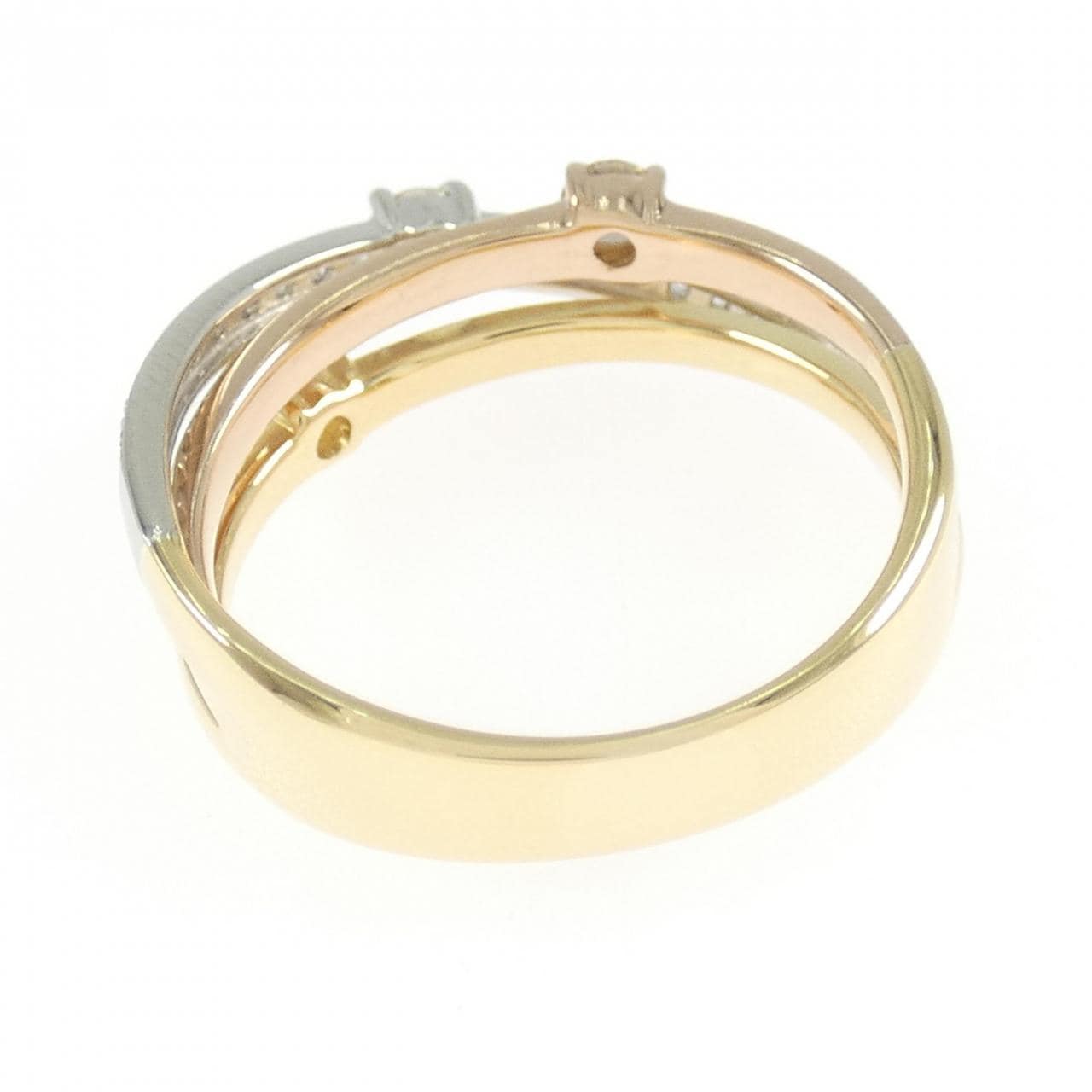K18YG/PT900/K18PG Diamond Ring 0.30CT