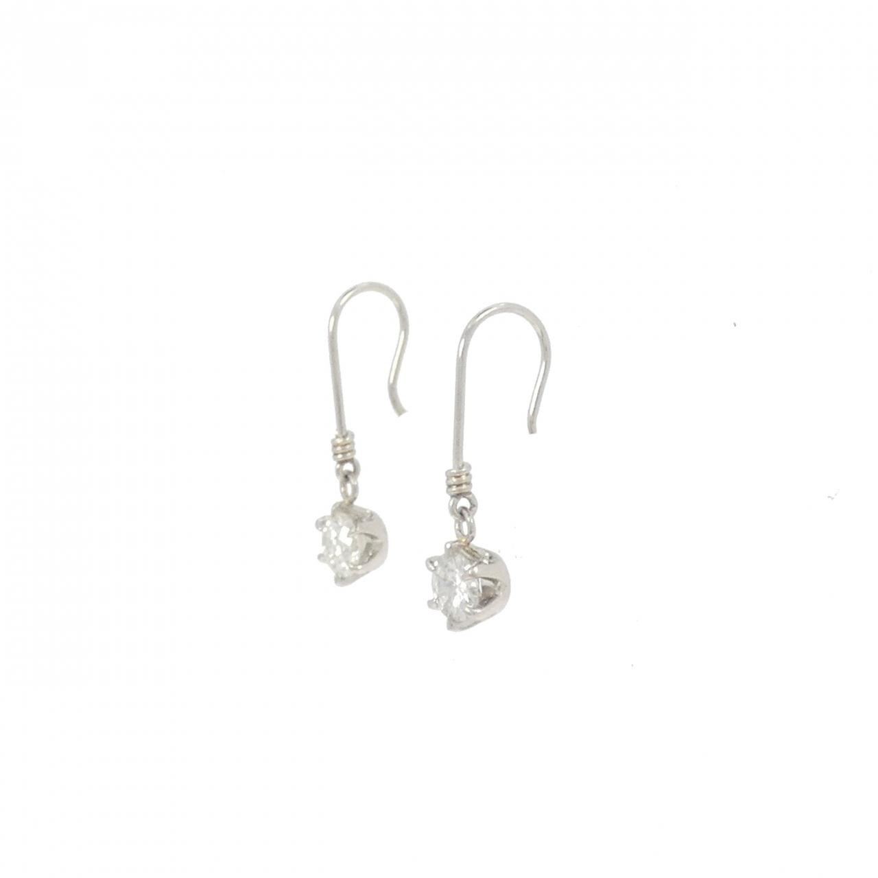 PT ダイヤモンド ピアス 0.39CT