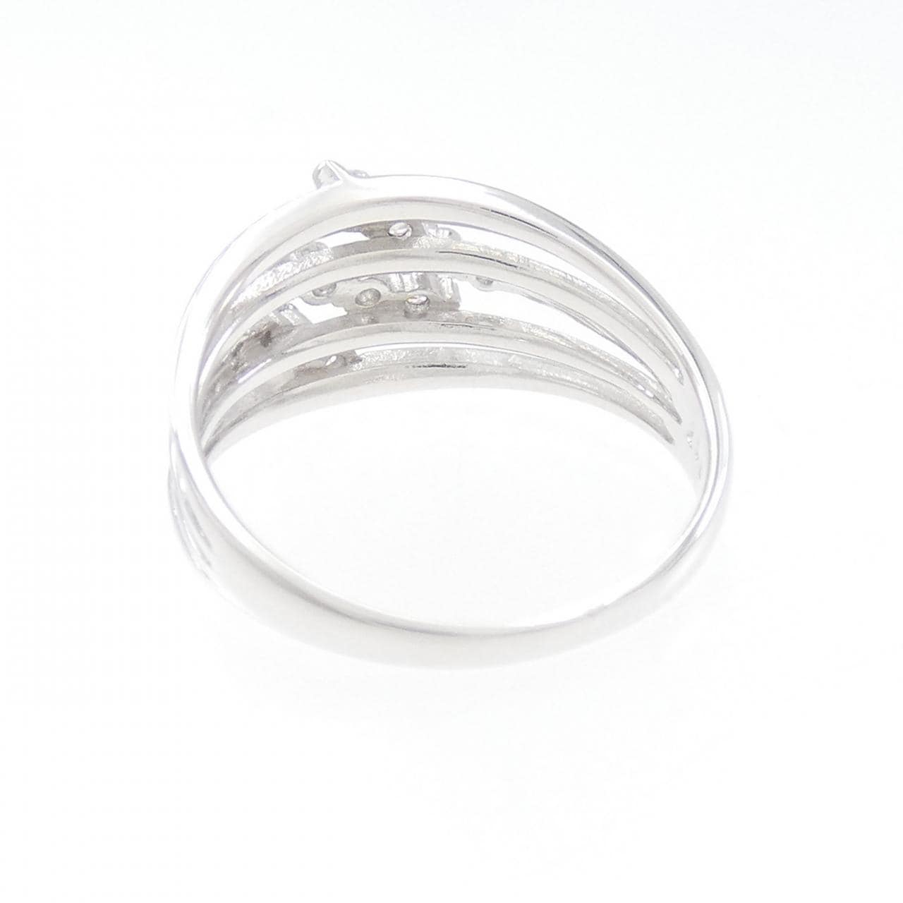 K18WG ダイヤモンド リング 0.17CT