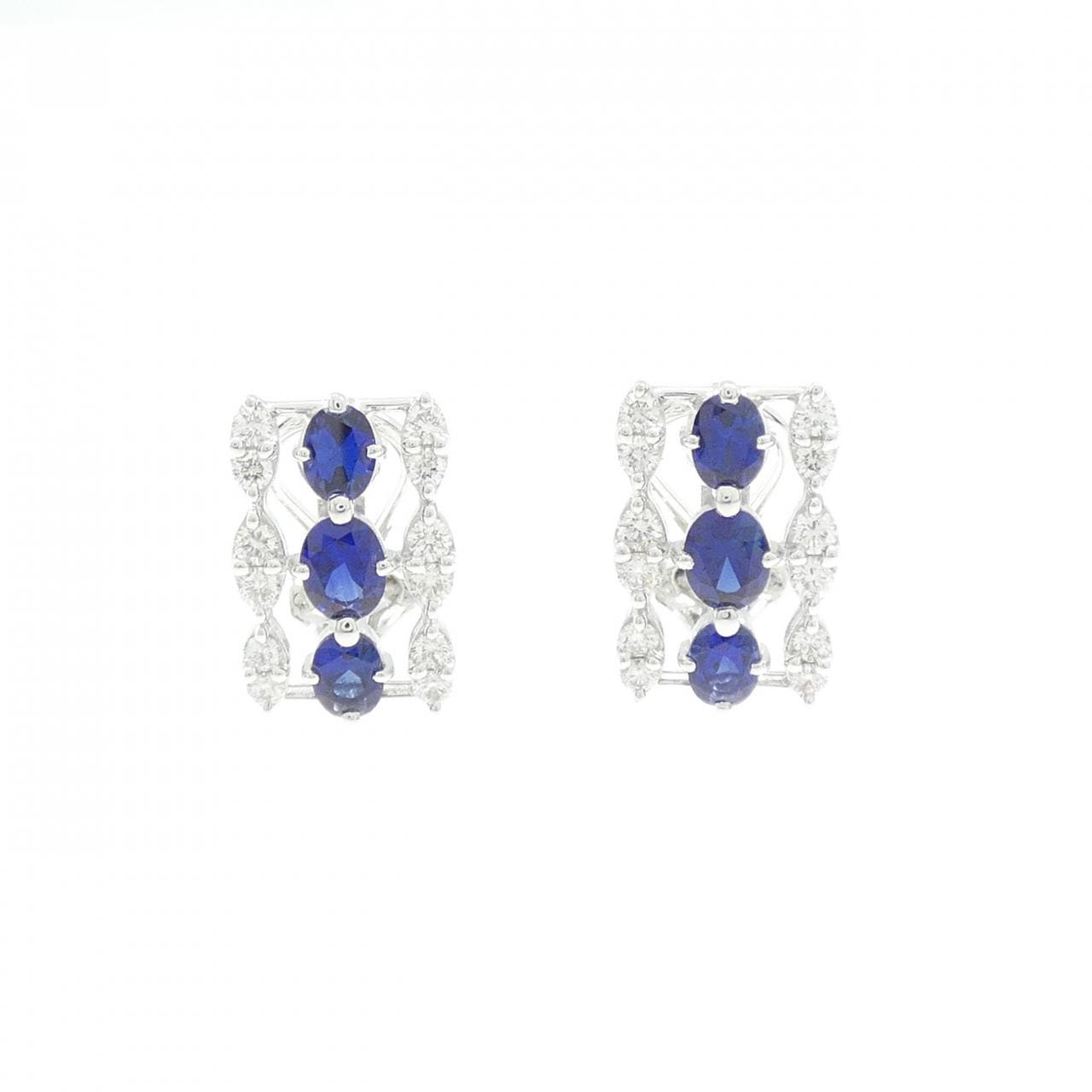 タサキ サファイヤ ピアス/イヤリング 1.34CT