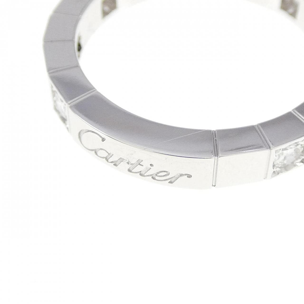 Cartier Lanieres half diamond ring