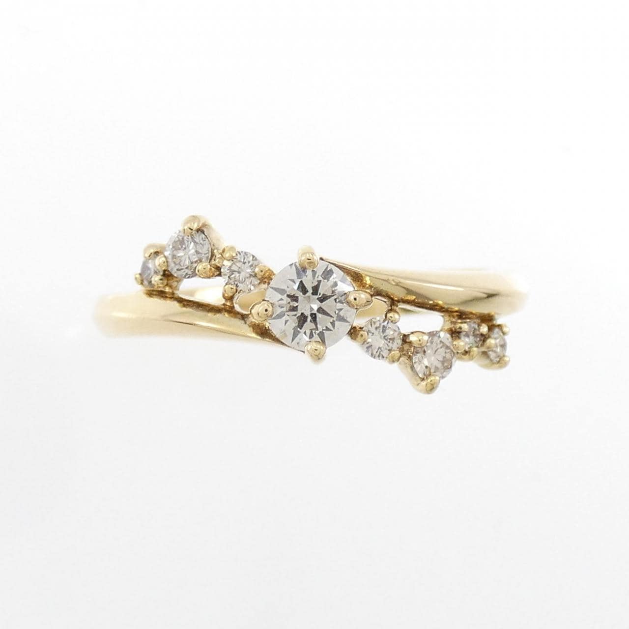 K18YG ダイヤモンド リング 0.30CT