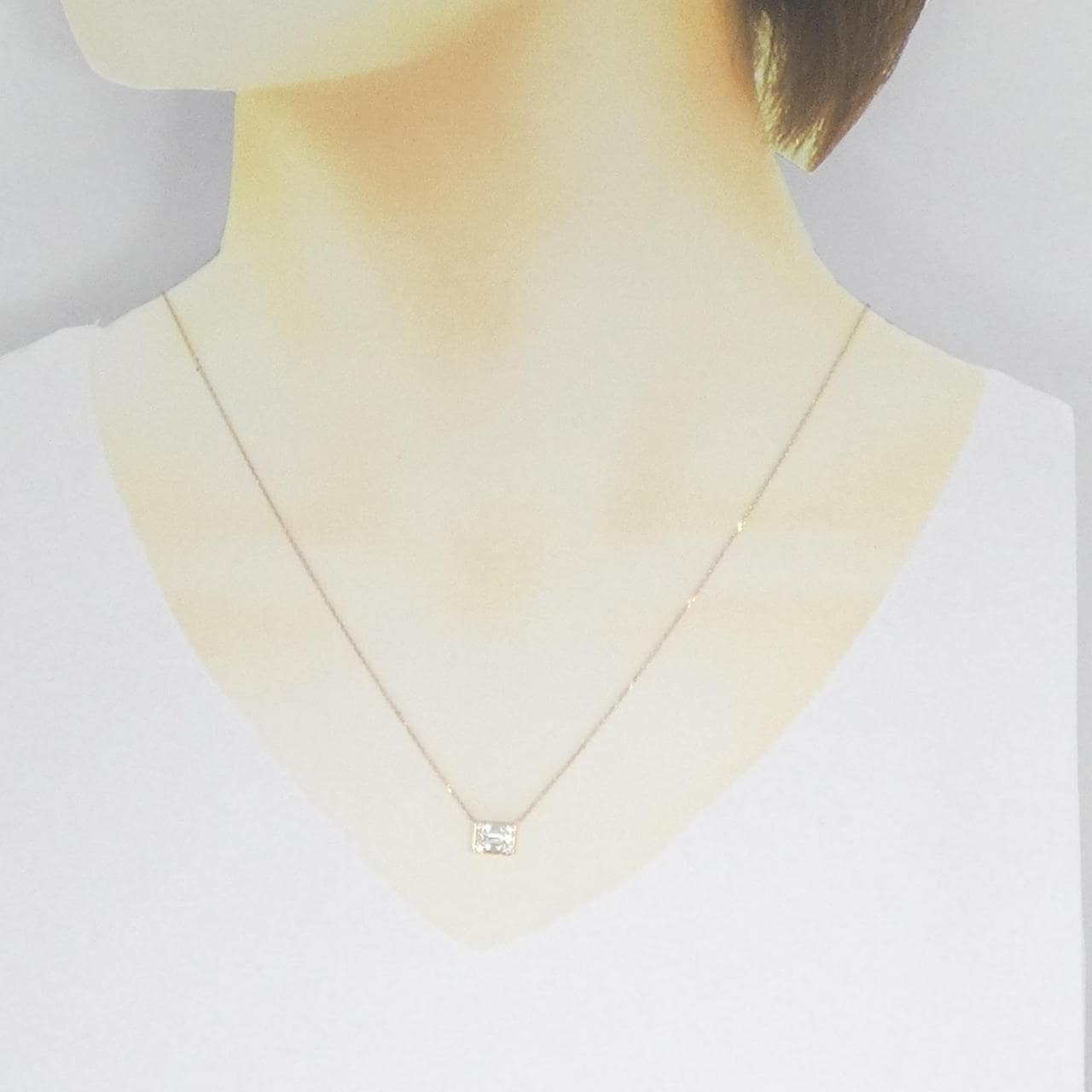 【新品】K18YG ダイヤモンド ネックレス 0.30CT