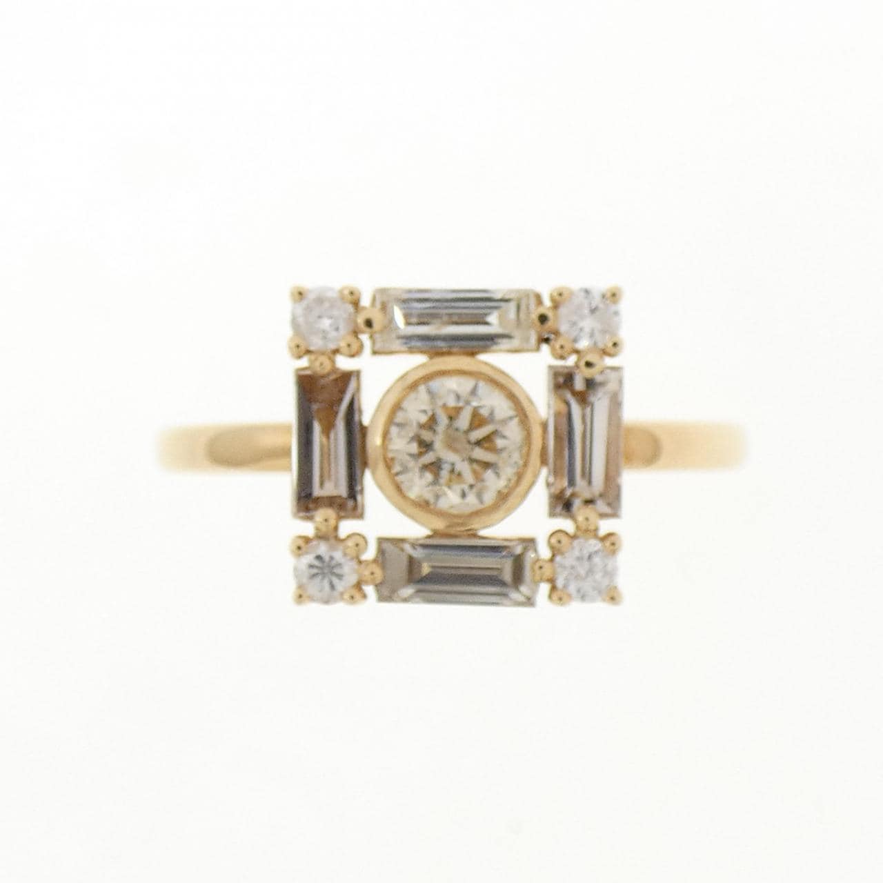 【新品】K18YG ダイヤモンド リング 0.74CT