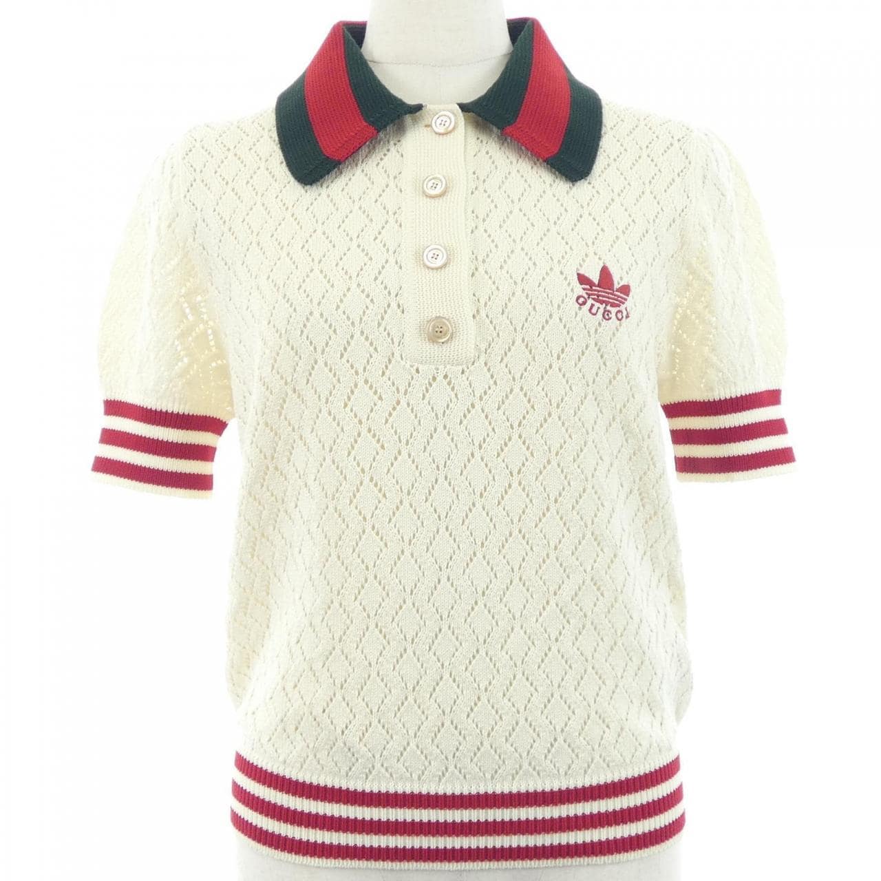 グッチ GUCCI ADIDAS 693832 XKCDM ポロシャツ