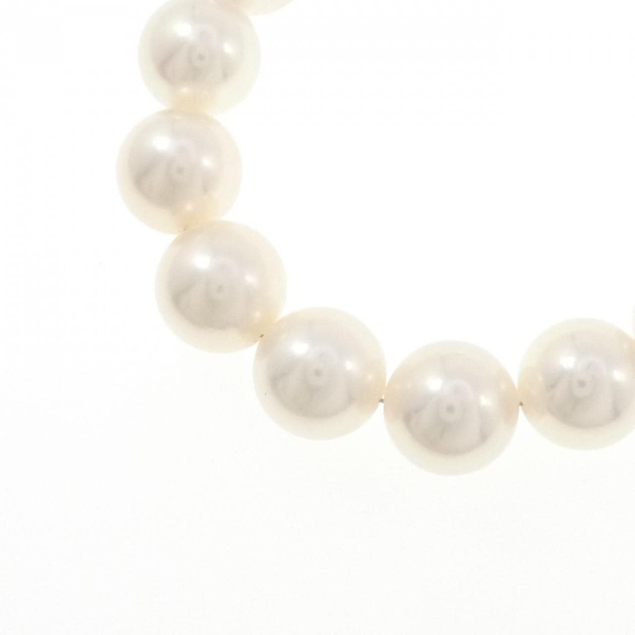 シルバークラスプ アコヤパール ネックレス 9-9.5mm