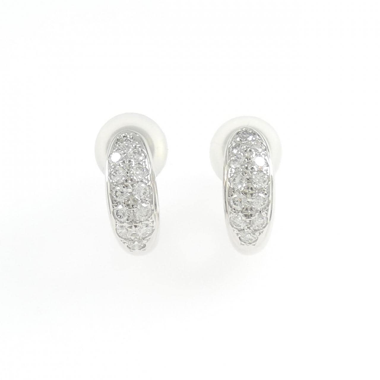 ミキモト ダイヤモンド イヤリング 0.42CT