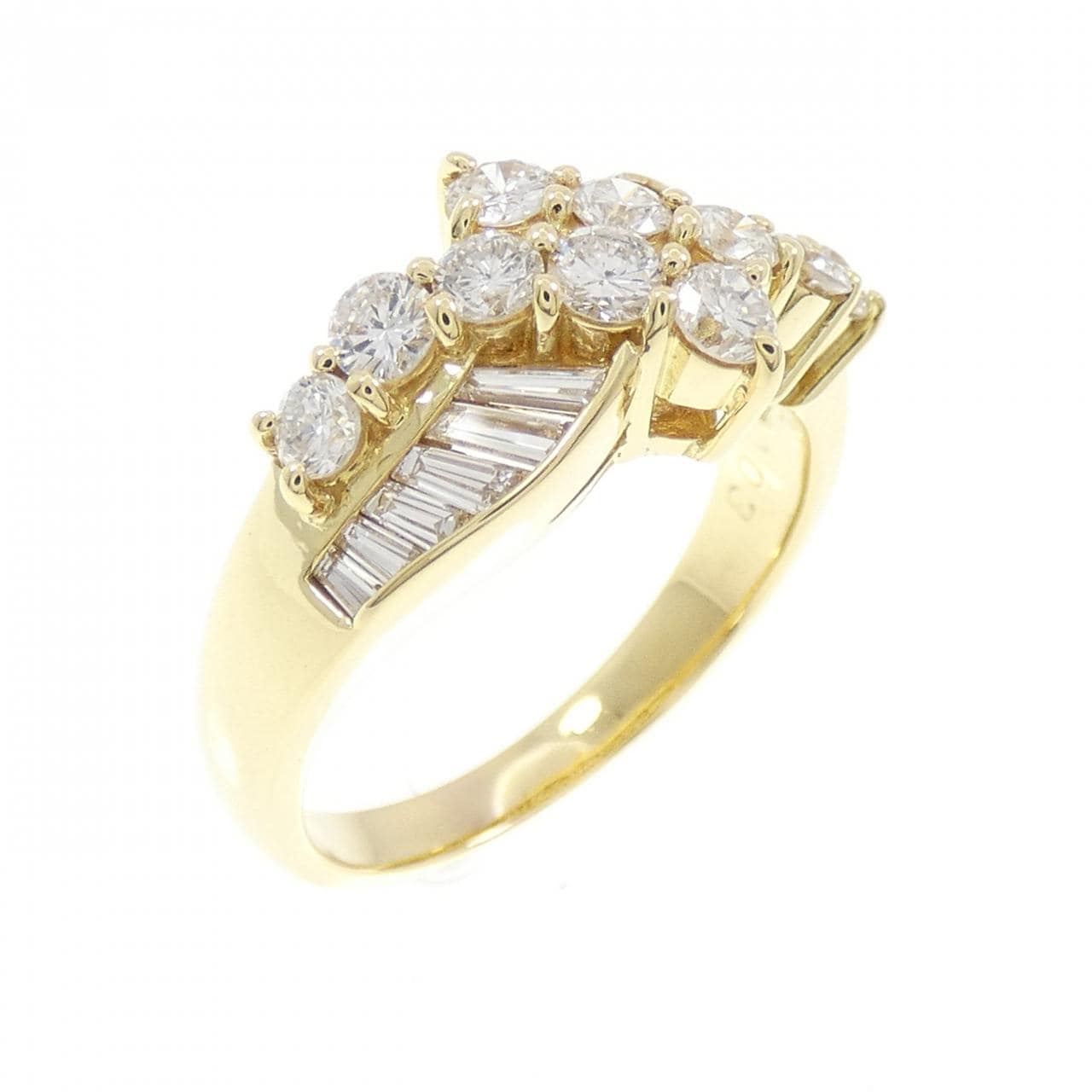 K18YG ダイヤモンド リング 1.03CT