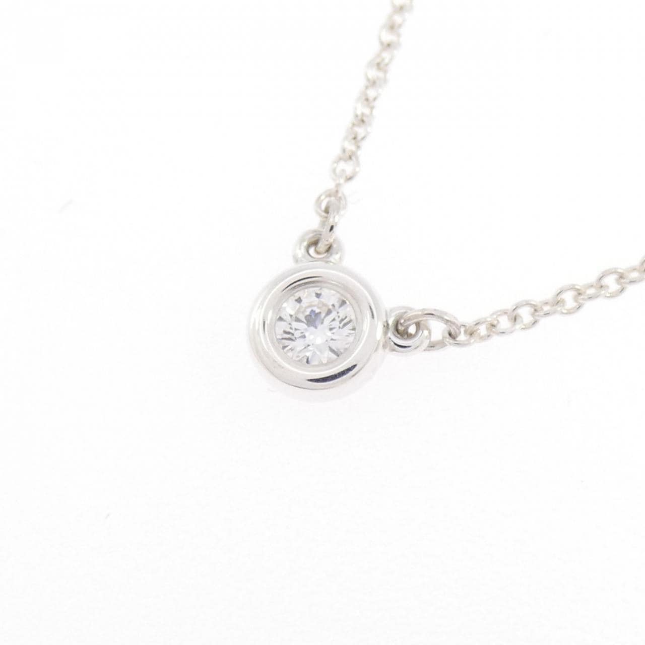 ティファニー バイザヤード ネックレス 0.10CT