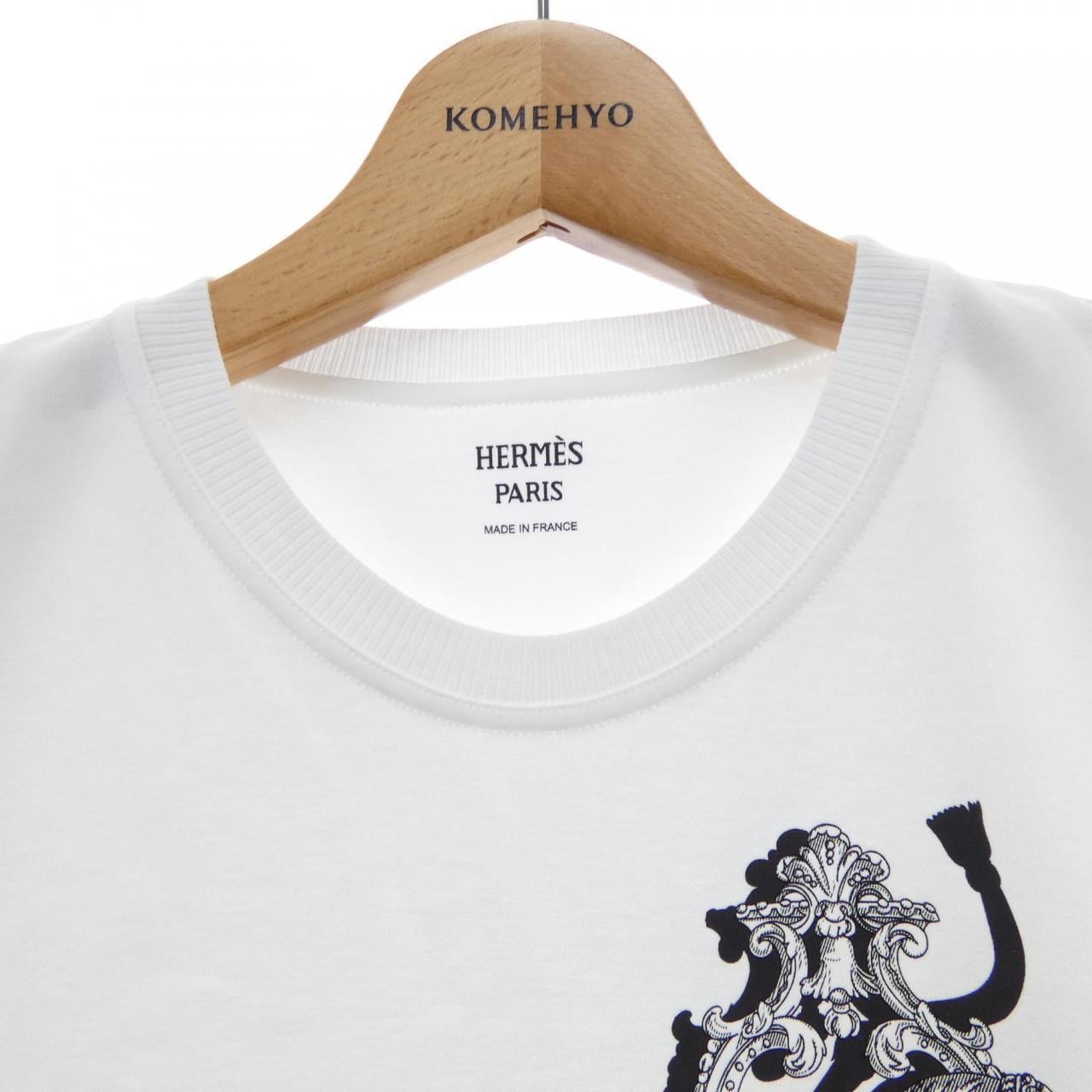 エルメス HERMES カルトゥッシュ 6E4641DC Tシャツ