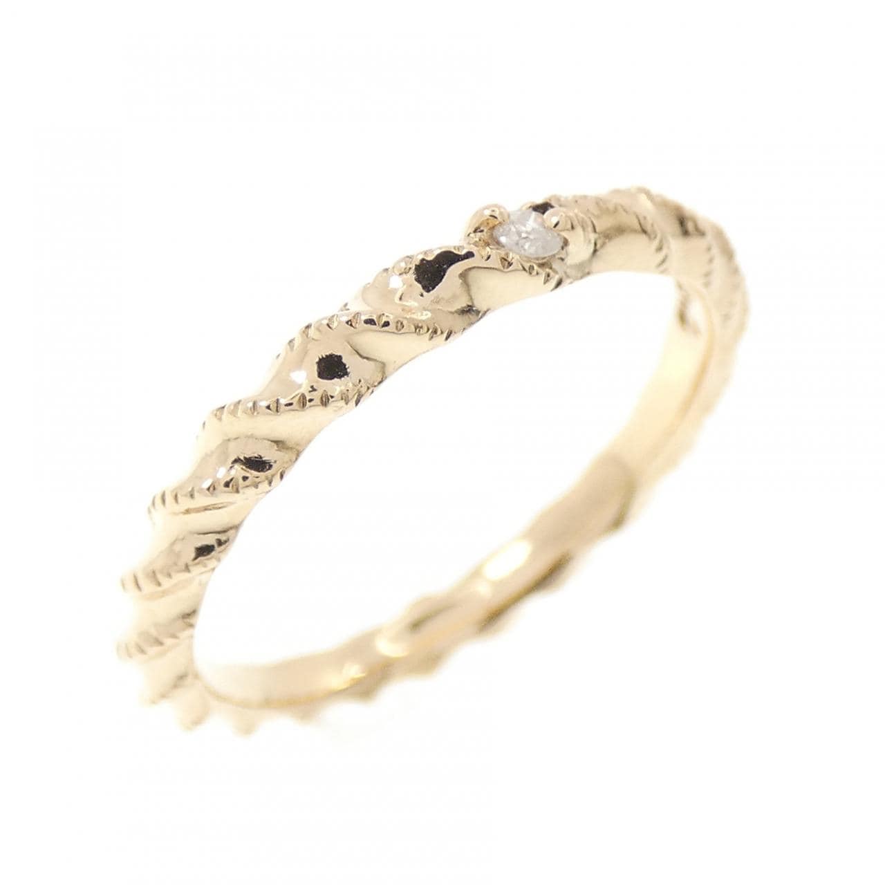 アガット ダイヤモンド リング 0.01CT