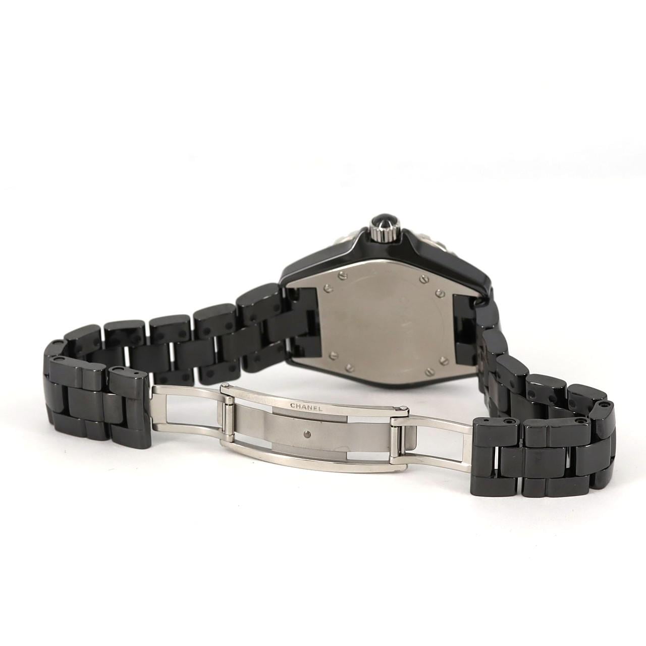 シャネル J12 33mmセラミック･12P H1625 セラミック クォーツ