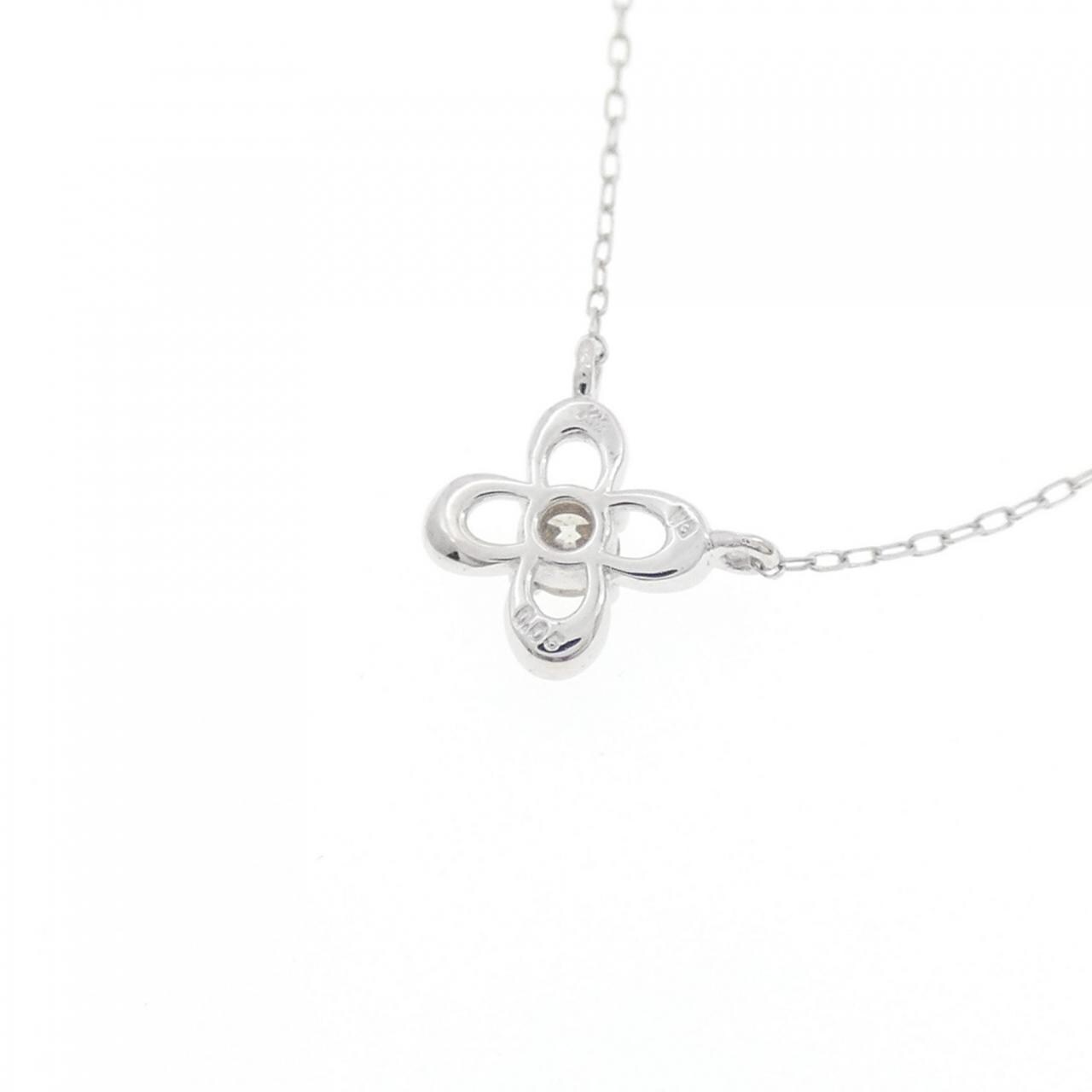 K18WG ダイヤモンド ネックレス 0.05CT