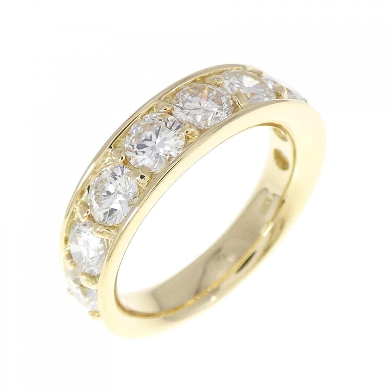 [BRAND NEW] K18YG Diamond Ring 2.019CT GH SI1-2 VG-GOOD
