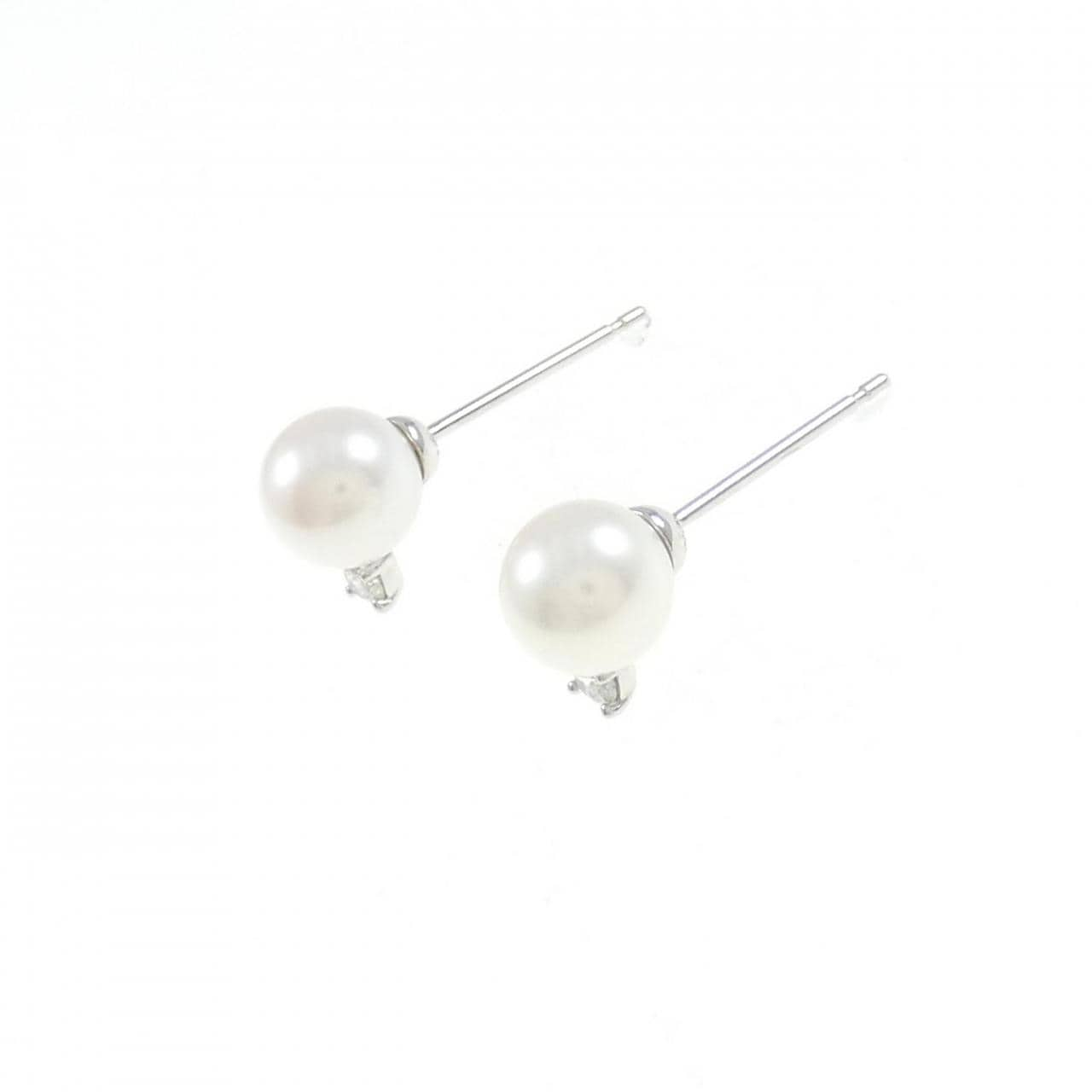 【新品】PT アコヤパール ピアス 6.0mm